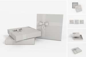 Luxury Gift Box Mockup