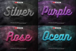 Luxury Glitter Text Effect Vol. 1