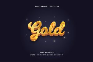 Luxury Gold Text Effect