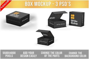 Luxury Magnetic Box Mockup