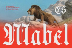Mabel – Blackletter Font