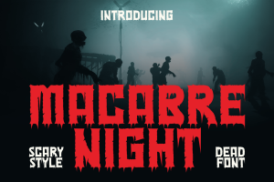 Macabre Night – Scary Style Font