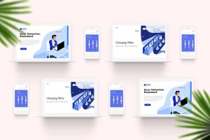 MacBook & iPhone  Screen Showcase Mock-up PSD