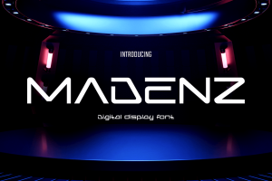 MADENZ – Digital Display Font