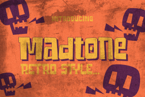 Madtone Retro Font