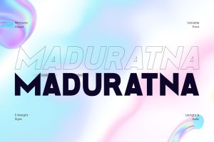 Maduratna – Logo Font