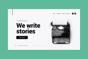 Magazine & Books – Landing Page