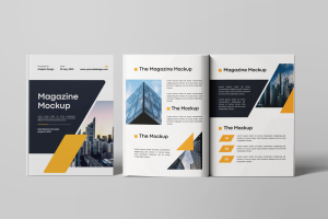 Magazine A4 Mockup