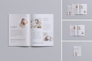 Magazine Brochure A4 Mockup