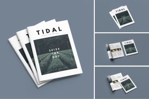 Magazine Catalog A4 Mockup
