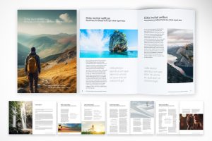 Magazine with a Clean and Elegant Design