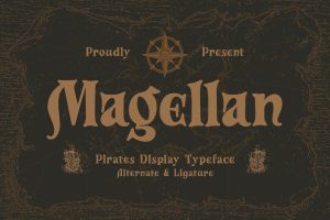 Magellan – Pirates Display Typeface