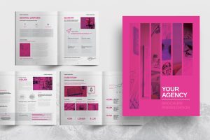 Magenta Brochure Presentation Template