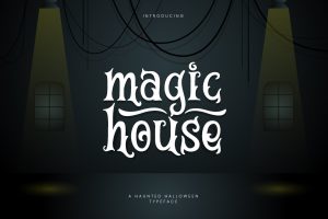 Magic House – Haunted Halloween Typeface