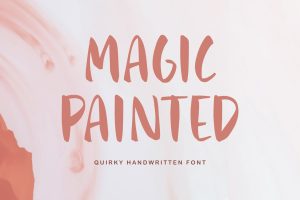 Magic Painted Quirky Handwritten Font TT