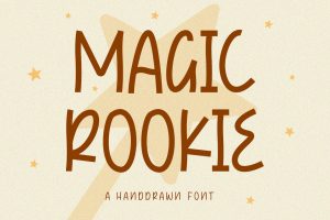 Magic Rookie A Handdraw font