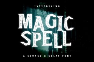 Magic Spell – Magical Grunge Display Font