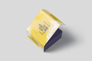 Magnetic Cardboard Box Mockups