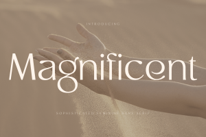 Magnificent – Modern Feminine Vintage Font