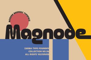 Magnode – Modern Geometric Font