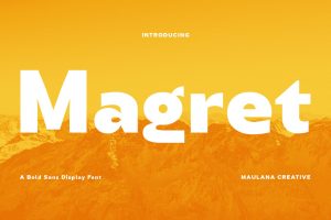 Magret Display Font
