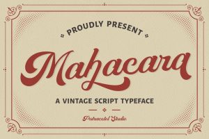 Mahacara – Vintage Script
