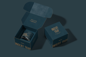 Mailing Box and Jar Mockup