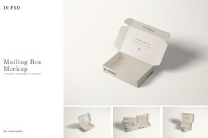 Mailing Box Mockup
