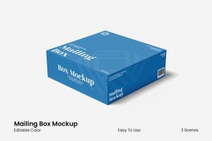 Mailing Box Mockup