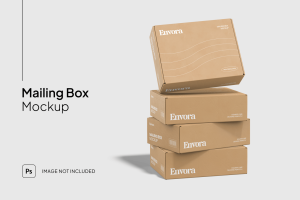 Mailing Box Mockup