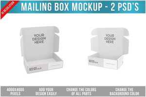 Mailing Box Mockup