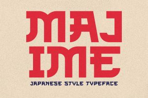 Majime – Japanese Typeface