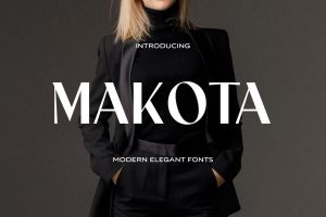 Makota Modern Font