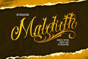 Malekith – Tattoo font