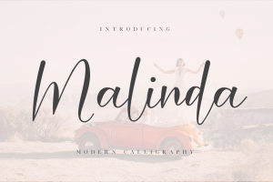 Malinda –  Wedding Font