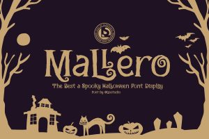 MALLERO – Halloween Font Display