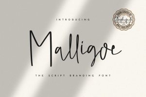 Malligoe – The Script Branding Font