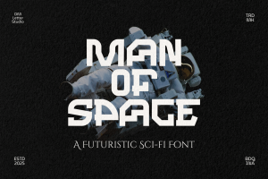 Man of Space – A Futuristic Sci-Fi Font