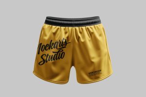 Man Short Pants Mockup
