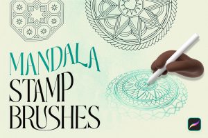 Mandala Procreate Stamp Brushes