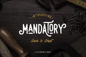 Mandatory – Vintage Font Duo