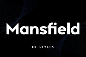 Mansfield – Geometric Sans Serif