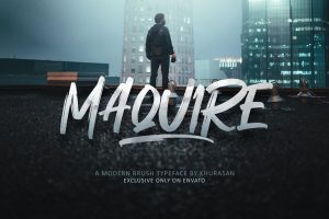 Maquire Brush Font