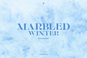 Marbled Winter Backgrounds