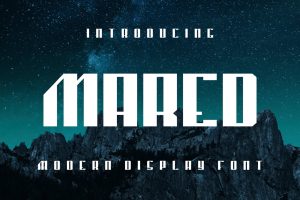 Mared – Modern Font