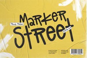 Marker Street – Handwritten Urban Font