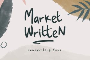 Market Written – Handwriting Font