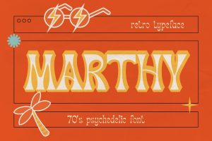 Marthy – Psychedelic Retro Display