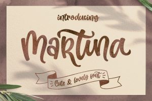 Martina – Cute Display Font