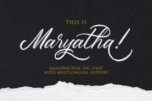Maryatha SVG Version